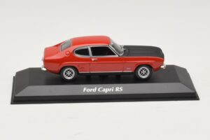 Ford Capri I Rød Med Sort Motorhjelm Maxichamps 1:43 940085801 Metal