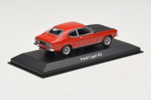 Ford Capri I Rød Med Sort Motorhjelm Maxichamps 1:43 940085801 Metal — billede 2 af 4