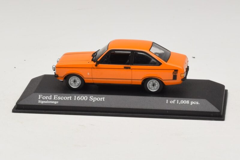 Ford Escort 1600 Sport Mk2 Orange Minichamps 1:43 400084471 Metal