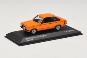 Ford Escort 1600 Sport Mk2 Orange Minichamps 1:43 400084471 Metal — billede 2 af 4