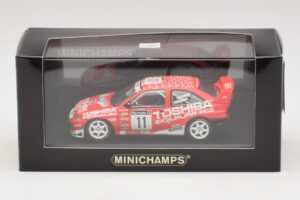 Ford Escort Cosworth Toshiba #11 A. Vatanen / Freeman 1994 Minichamps 1:43 430981811 Metal — billede 4 af 4