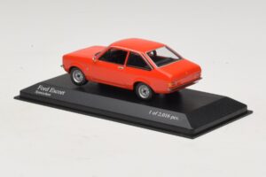 Ford Escort Mk2 Spanish Red Minichamps 1:43 400084100 Metal — billede 3 af 4
