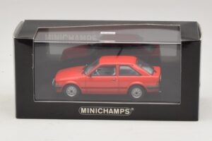 Ford Escort Mk3 3-dørs Rød Minichamps 1:43 400085000 Metal — billede 4 af 4