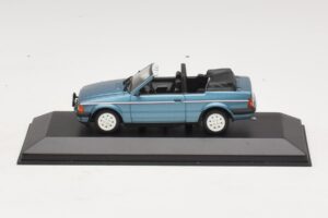 Ford Escort Mk3 Cabriolet Blå Metallic Minichamps 1:43 400085030 Metal