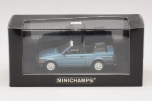 Ford Escort Mk3 Cabriolet Blå Metallic Minichamps 1:43 400085030 Metal — billede 4 af 4