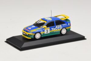 Ford Escort RS #3 Bernardini / Occelli Rally Monte Carlo Winner 1996 Minichamps 1:43 430968203 Metal — billede 2 af 4