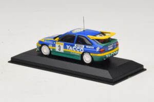 Ford Escort RS #3 Bernardini / Occelli Rally Monte Carlo Winner 1996 Minichamps 1:43 430968203 Metal — billede 3 af 4