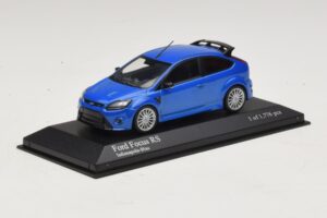 Ford Focus RS Mk2 Blå Metallic Minichamps 1:43 400088101 Metal — billede 2 af 4