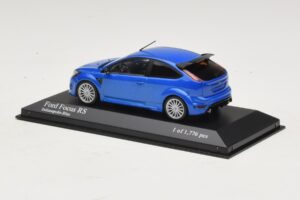 Ford Focus RS Mk2 Blå Metallic Minichamps 1:43 400088101 Metal — billede 3 af 4