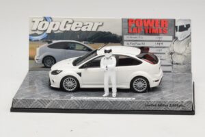 Ford Focus RS Mk2 Top Gear Hvid Med Figur Minichamps 1:43 519438810 Metal