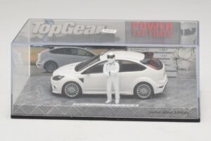 Ford Focus RS Mk2 Top Gear Hvid Med Figur Minichamps 1:43 519438810 Metal — billede 4 af 5