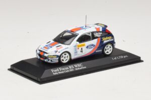 Ford Focus RS WRC #4 C. McRae / N. Grist Rally Monte Carlo 2001 Minichamps 1:43 430018904 Metal — billede 2 af 4