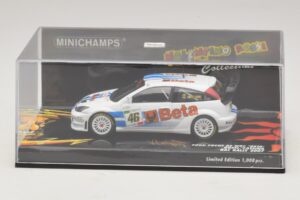 Ford Focus RS WRC #46 V. Rossi / C. Cassina RAC Rally 2007 Beskadiget Æske Minichamps 1:43 400078446-O1 Metal — billede 4 af 5