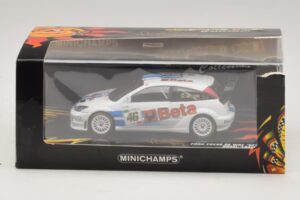 Ford Focus RS WRC #46 V. Rossi / C. Cassina RAC Rally 2007 Beskadiget Æske Minichamps 1:43 400078446-O1 Metal — billede 5 af 5