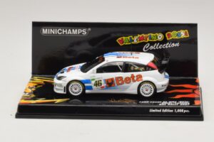 Ford Focus RS WRC #46 V. Rossi / C. Cassina RAC Rally 2007 Minichamps 1:43 400078446 Metal