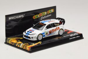 Ford Focus RS WRC #46 V. Rossi / C. Cassina RAC Rally 2007 Minichamps 1:43 400078446 Metal — billede 2 af 5