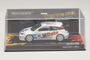 Ford Focus RS WRC #46 V. Rossi / C. Cassina RAC Rally 2007 Minichamps 1:43 400078446 Metal — billede 4 af 5