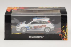 Ford Focus RS WRC #46 V. Rossi / C. Cassina RAC Rally 2007 Minichamps 1:43 400078446 Metal — billede 5 af 5