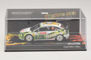 Ford Focus RS WRC #46 V. Rossi / C. Cassina RAC Rally 2008 Minichamps 1:43 400088146 Metal — billede 4 af 5
