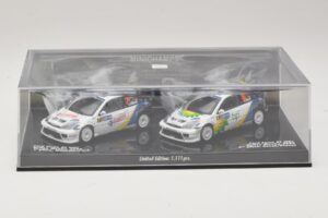 Ford Focus RS WRC Rally Mexico 2004 Set Minichamps 1:43 402048376 Metal — billede 4 af 5