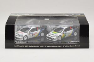 Ford Focus RS WRC Rally Mexico 2004 Set Minichamps 1:43 402048376 Metal — billede 5 af 5