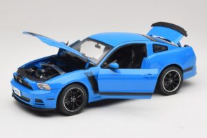 Ford Mustang Boss 302 S197 Blå Shelby Collectibles 1:18 25414S Metal — billede 2 af 8