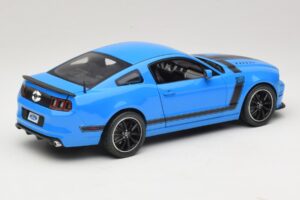 Ford Mustang Boss 302 S197 Blå Shelby Collectibles 1:18 25414S Metal — billede 3 af 8