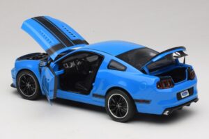 Ford Mustang Boss 302 S197 Blå Shelby Collectibles 1:18 25414S Metal — billede 5 af 8