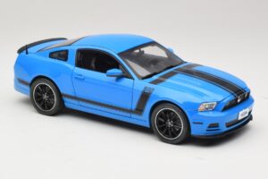 Ford Mustang Boss 302 S197 Blå Shelby Collectibles 1:18 25414S Metal — billede 6 af 8