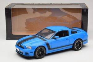 Ford Mustang Boss 302 S197 Blå Shelby Collectibles 1:18 25414S Metal — billede 8 af 8