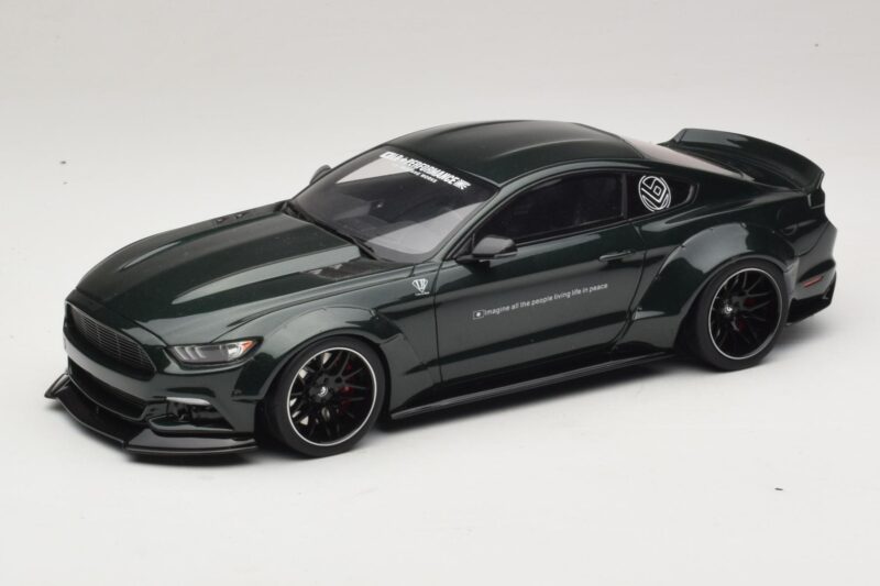 Ford Mustang Liberty Walk Grøn GT Spirit 1:18 GT838 Resin