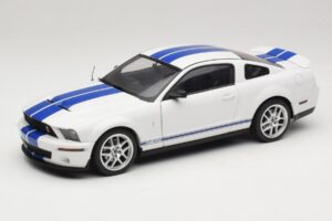 Ford Shelby Cobra GT500 Concept Hvid med Blå Stribe AUTOart 1:18 73052 Metal