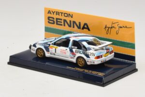 Ford Sierra RS Cosworth #1 A. Senna Rally Test 1986 Minichamps 1:43 540864399 Metal — billede 3 af 4