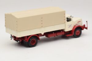 Henschel HS 140 Ladvogn Hvid Rød Minichamps 1:43 439171020 Metal — billede 2 af 6