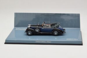Horch 853 A Sport Cabriolet Sort Blå Minichamps 1:43 436012036 Metal