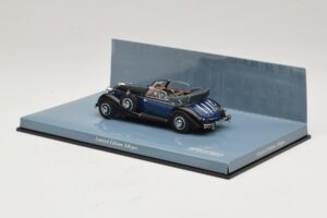 Horch 853 A Sport Cabriolet Sort Blå Minichamps 1:43 436012036 Metal — billede 3 af 5