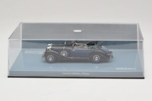 Horch 853 A Sport Cabriolet Sort Blå Minichamps 1:43 436012036 Metal — billede 5 af 5