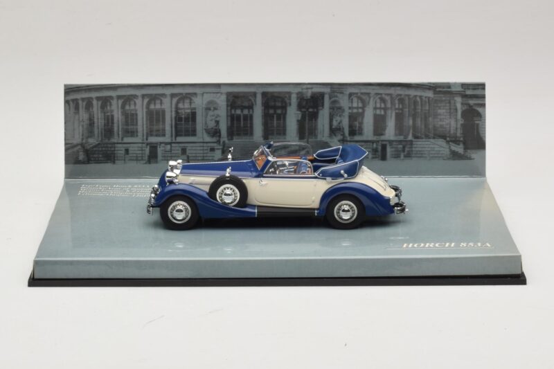 Horch 853 Cabriolet Blå Minichamps 1:43 436012032 Metal
