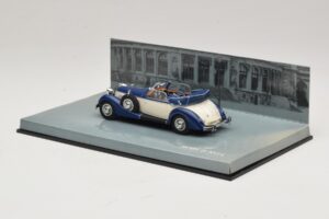 Horch 853 Cabriolet Blå Minichamps 1:43 436012032 Metal — billede 3 af 5