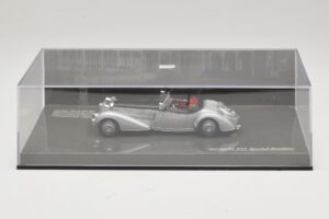 Horch 855 Special Roadster Sølv Sort Minichamps 1:43 436014204 Metal — billede 5 af 5