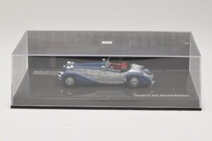 Horch 855 Special Roadster Sølv Blå Minichamps 1:43 436014202 Metal — billede 5 af 5