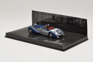 Horch 855 Special Roadster Sølvblå Uden Yderkarton Minichamps 1:43 436014202-O1 Metal — billede 3 af 4