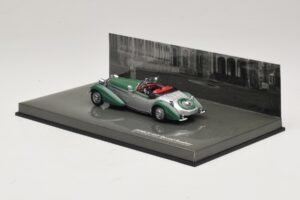Horch 855 Special Roadster Sølv Grøn Minichamps 1:43 436014205 Metal — billede 3 af 5