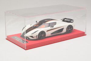 Koenigsegg Regera Hvid med Sort Karbon FrontiArt 1:18 REMC043 Resin — billede 6 af 7