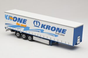 Krone Profiliner Ledet Gardintrailer Minichamps 1:43 439911120 Metal — billede 4 af 6