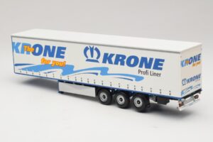 Krone Profiliner Ledet Gardintrailer Minichamps 1:43 439911120 Metal — billede 5 af 6