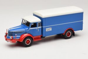 Krupp Titan Kassevogn Blå Rød Minichamps 1:43 439069040 Metal