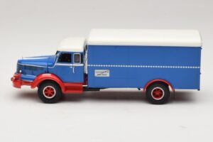 Krupp Titan Kassevogn Blå Rød Minichamps 1:43 439069040 Metal — billede 3 af 6