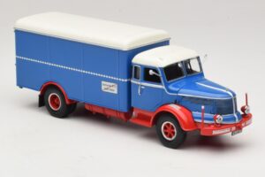 Krupp Titan Kassevogn Blå Rød Minichamps 1:43 439069040 Metal — billede 4 af 6