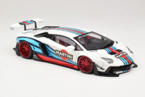 Lamborghini Aventador LB Works Martini Livery AUTOart 1:18 79185 Komposit — billede 6 af 8